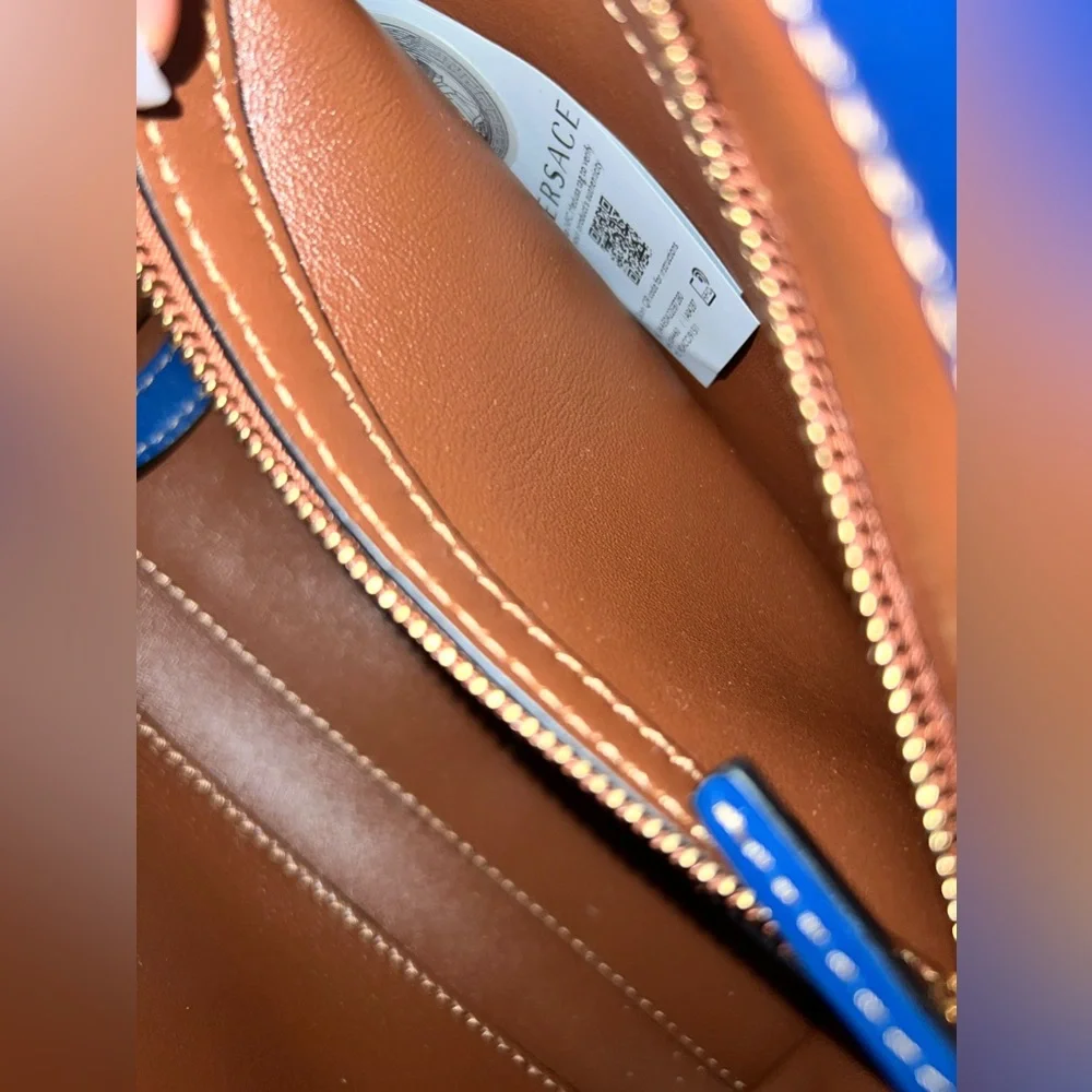 VERSACE denim Le Medusa mini tote - Picture 7 of 8